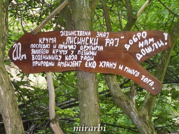 035. Grza i Resava (jun 2007.) - Putokaz za krčmu „Lisinski raj“ - blog „Putujte sa MirArbi“