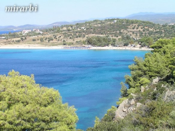 033. Boje i oblici Sitonije (2009. i 2010.) - Pogled na plažu Agios Joanis - blog „Putujte sa MirArbi“