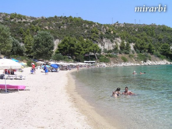 028. Sitonija (jul 2012.) - Plaža Agios Joanis - blog „Putujte sa MirArbi“
