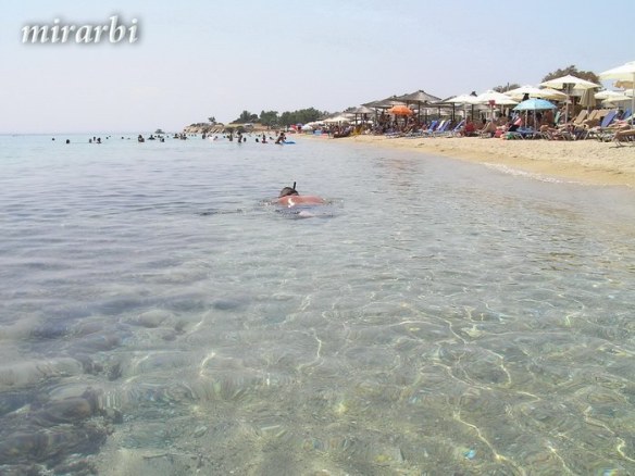 032. Sitonija (jul 2012.) - Plaža Agios Joanis - blog „Putujte sa MirArbi“