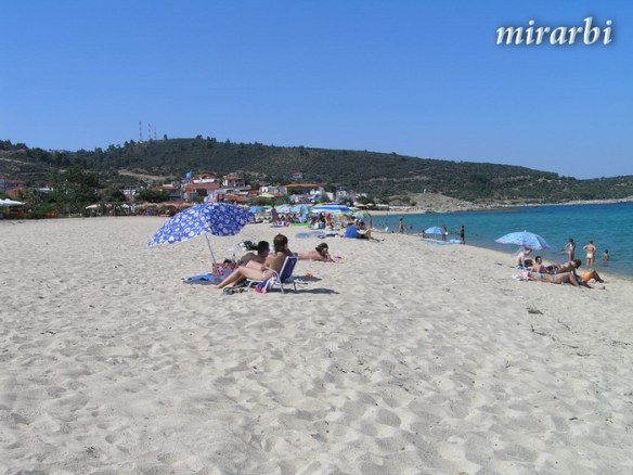 088. Sitonija (jul 2012.) - Levi deo plaže u Sartiju - blog „Putujte sa MirArbi“