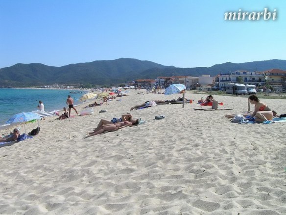 089. Sitonija (jul 2012.) - Desni deo plaže u Sartiju - blog „Putujte sa MirArbi“