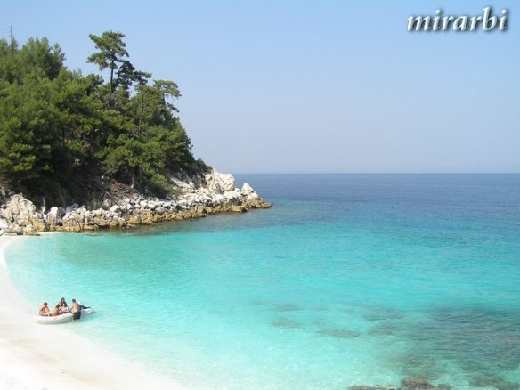 007. Tasoski pejzaži (2005. - 2011.) - Pogled na Saliaru ili Mermernu plažu - blog „Putujte sa MirArbi“