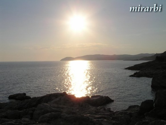 040. Tasoski pejzaži (2005. - 2011.) - Zalazak Sunca posmatran iz Pefkarija - blog „Putujte sa MirArbi“