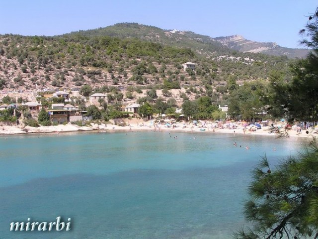 049. Najlepše plaže Tasosa (2005. - 2011.) - Mirna uvala Alikija (gr. Αλυκή) - blog „Putujte sa MirArbi“