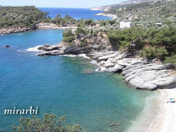 051. Najlepše plaže Tasosa (2005. - 2011.) - Divlja uvala Alikija (gr. Αλυκή) - blog „Putujte sa MirArbi“