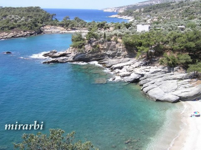 051. Najlepše plaže Tasosa (2005. - 2011.) - Divlja uvala Alikija (gr. Αλυκή) - blog „Putujte sa MirArbi“