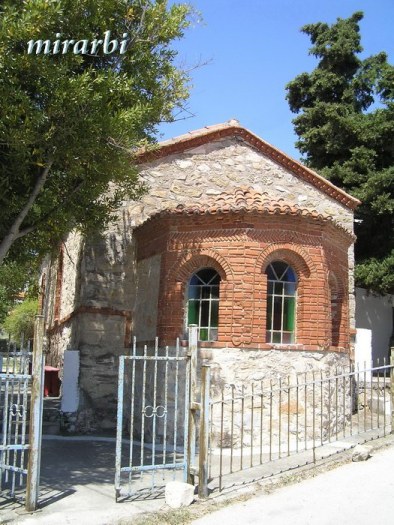 026. Ormos Panagias (jul 2014.) - Zadnja strana crkve Presvete Bogorodice - blog „Putujte sa MirArbi“
