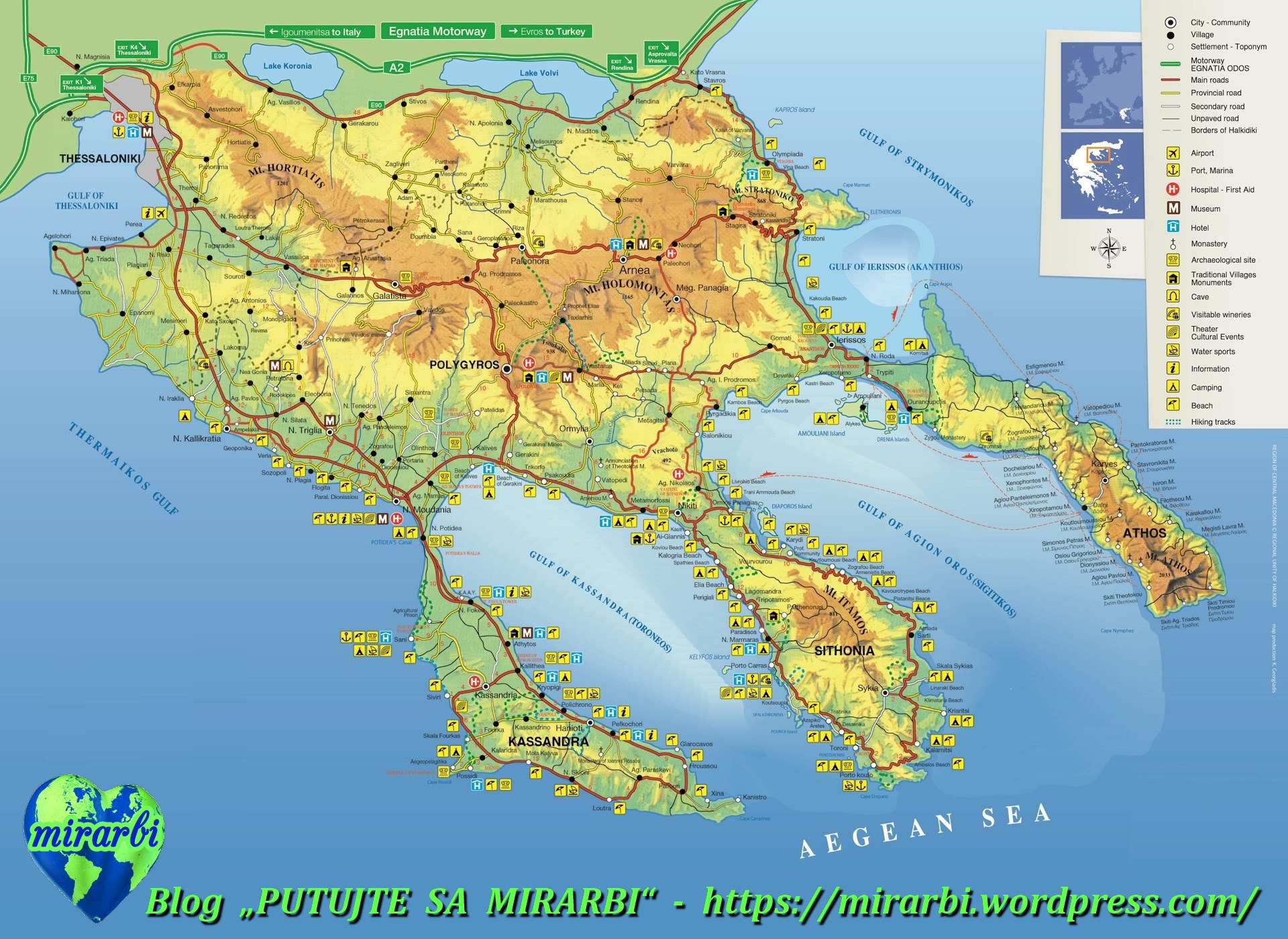 mapa sitonija Sitonija – poluostrvo ostrvske lepote | PUTUJTE SA MIRARBI mapa sitonija