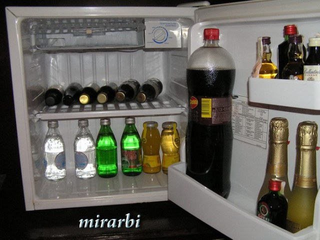022. Vila „Majur“ Kelebija (decembar 2016.) - Mini-bar u apartmanu 309 - blog „Putujte sa MirArbi“ 