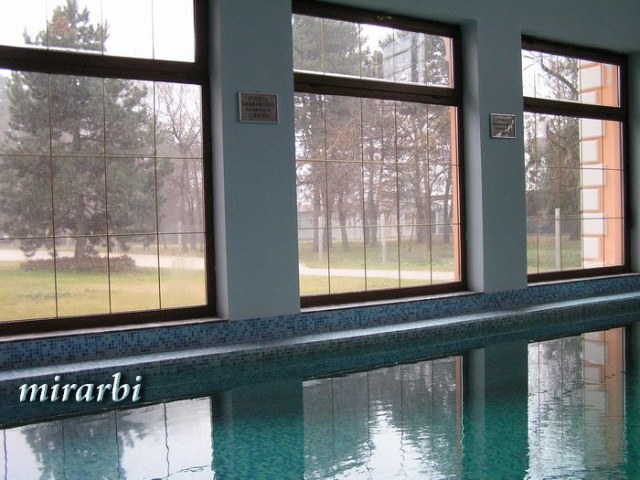 034. Vila „Majur“ Kelebija (decembar 2016.) - Pogled iz bazena - blog „Putujte sa MirArbi“ 